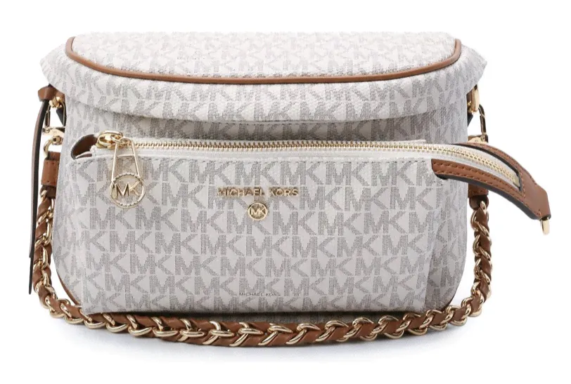 Сумка Michael Kors Slater Кремовая-0