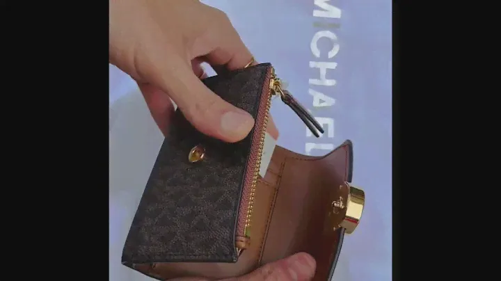 Michael Kors Carmen Medium Logo and Faux Leather Wallet Review