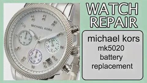 michael kors  mk5020    battery replacement