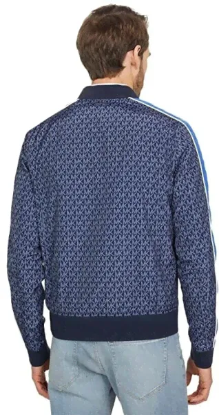 Бомбер Michael Kors Stripe Bomber Dark Midnight-1