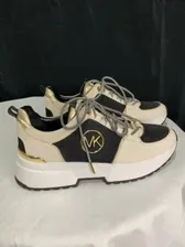 Michael Kors - Cosmo Canvas Leather Trainer