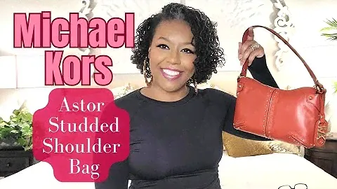 Michael Kors Astor Large Studded Leather Shoulder Bag | 2024