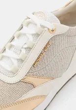 MICHAEL Michael Kors Кроссовки Michael Kors Allie Stride Trainer, золотой/белый zzo1wpa28-a00 (lpn22517122)