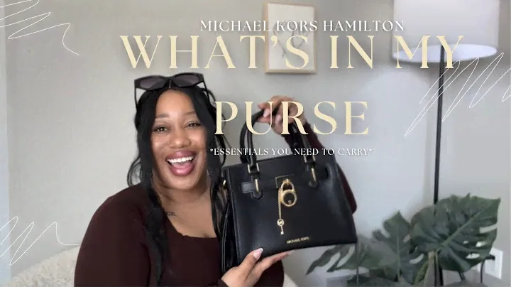 What’s in my purse 2024| Michael Kors Hamilton
