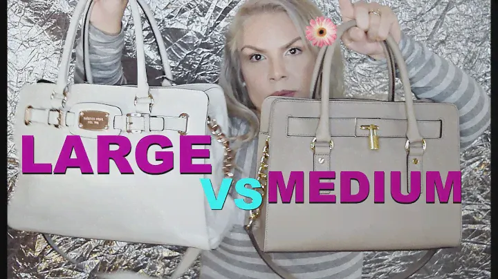 MICHAEL KORS  HAMILTON MEDIUM SATCHEL VS LARGE SATCHEL