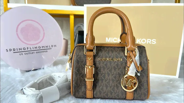 Michael Kors Bedford Legacy XS Logo Duffle Crossbody Bag in Brown/Acorn by @springflingmnlph