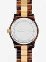 Часы Michael Kors Runway Gold-Tone and Tortoiseshell Acetate Watch, коричневый mk7354 | tortoise (mbz149818)